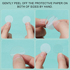 100 cercle transparent&nbsp;DIY-FG0003-42
