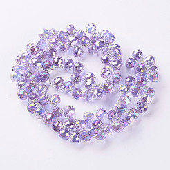 Chapelets de perles en verre transparente  &nbsp;GLAA-T006-14H
