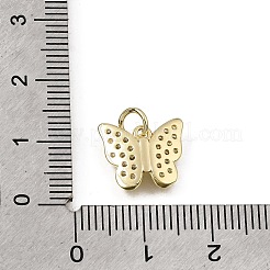 Latón micro pavimenta claro cubic zirconia encantos&nbsp;X-CU-L001-09G-07