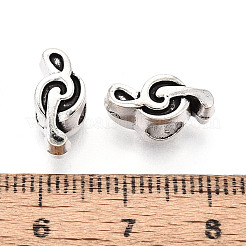 Tibetische Stil Legierung Großlochperlen&nbsp;PALLOY-T093-34AS