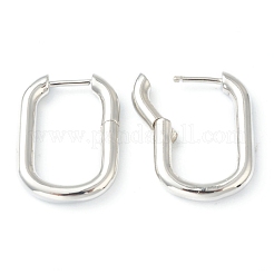Ottone orecchini a cerchio Huggie&nbsp;EJEW-L234-027A