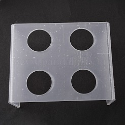 2 Stück rechteckiger Acryl-Displayständer mit 4 und 6 Löchern&nbsp;ODIS-OC0001-21