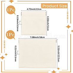 2 sac à cosmétiques en similicuir PU de 2 tailles&nbsp;ABAG-CL0001-51