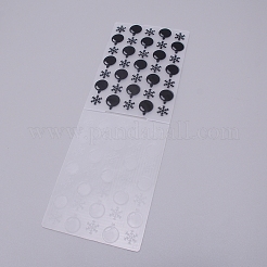 Fondantschablone aus Kunststoff&nbsp;DIY-WH0221-01K