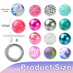 Kit fai da te per realizzare gioielli con gomma da masticare&nbsp;DIY-CJC0009-08B