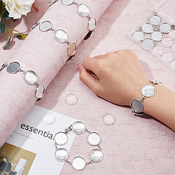 DIY Blanko-Kuppel-Legierungs-Gliederketten-Armband-Herstellungsset&nbsp;BJEW-DC00001