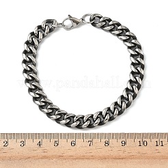 Bracelets gourmette en acier inoxydable 667 pour hommes et femmes&nbsp;BJEW-D367-02