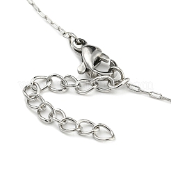 Fußkettchen aus natürlichen Edelsteinsplittern und 304 Edelstahlketten für Damen&nbsp;AJEW-Z008-01