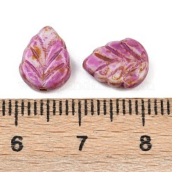 Perles de verre pressées tchèques&nbsp;GLAA-I061-06C