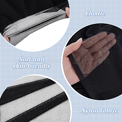 2 Yards Polyester- und Spandex-Netzstoffe&nbsp;AJEW-PH0005-94A
