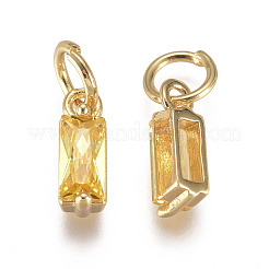 Ottone micro spianare fascino zirconi&nbsp;ZIRC-F111-03G