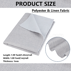 Polyester- und Leinenstoff&nbsp;DIY-WH0750-189D
