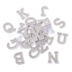 Patchs de strass en résine alphabet&nbsp;DIY-TAC0005-45A