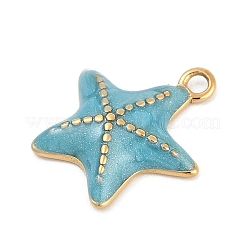 Pendentifs en acier inoxydable 304 émaillés&nbsp;STAS-I325-062G-02