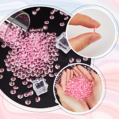 1000 Stück Acryl-Strass-Cabochons mit spitzer Rückseite&nbsp;GACR-SP0001-01B