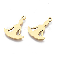 Placcatura ionica (ip) 201 pendenti in acciaio inossidabile&nbsp;STAS-T044-256G