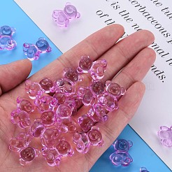 Abalorios de acrílico transparentes&nbsp;MACR-S373-80-B01