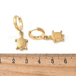 Pendientes de aro de acero inoxidable 304 para mujer&nbsp;EJEW-Z092-02G-03