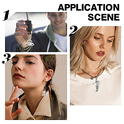 60 pz 6 ciondoli in lega di stile tibetano&nbsp;FIND-SC0003-56