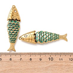304 Edelstahl-Emaille-Anhänger&nbsp;STAS-Z193-13G-05A