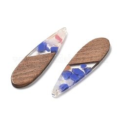 Pendenti in resina e noce&nbsp;FIND-R051-14G