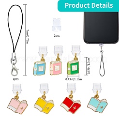 9 Stück mobile staubdichte Kunststoffstecker&nbsp;HJEW-SW00184-01