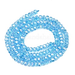 Chapelets de perles en verre électroplaqué&nbsp;GLAA-Q105-03X