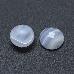 Natürliche blaue Spitze Achat Cabochon&nbsp;G-G795-04-01