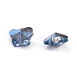 Perle di vetro placcato trasparente&nbsp;GLAA-P037-02A-FR01