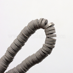 Flat Round distanziali perline fatti a mano in argilla polimerica&nbsp;CLAY-R067-3.0mm-41