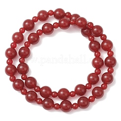 Stretch-Armbänder aus natürlichen Karneolperlen für Frauen und Männer&nbsp;BJEW-JB13006-01
