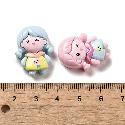 Undurchsichtige Decoden-Cabochons aus Cartoon-Harz&nbsp;RESI-G091-07