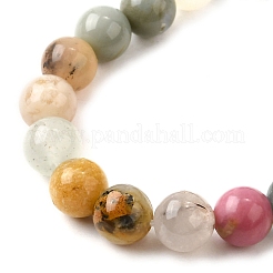 Naturquarzkristall & Rhodochrosit & Rosenquarz & Amethyst & Erdbeerquarz & Turmalinquarz/schwarze Rutilquarzperlenstränge&nbsp;G-B143-A01-6mm