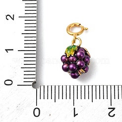 925 Anhänger aus Sterlingsilber mit Pavé-Fassung aus Zirkonia und Emaille&nbsp;STER-G050-01G