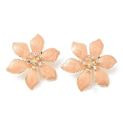 Legierung Rhinestone-Bolzenohrringe&nbsp;LS-EJEW-P310-02G-02