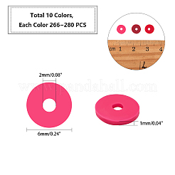 Manuell Polymer Ton Perlen&nbsp;CLAY-PH0001-22B-6mm