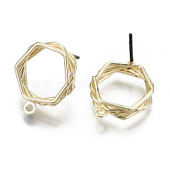 Fornituras de aretes de aleación&nbsp;PALLOY-N155-57A-01-NR