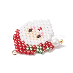 Pendentifs en perles de verre sur le thème de Noël&nbsp;PALLOY-MZ00868-01
