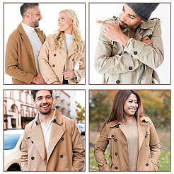 120 Stück 15 Stile Harzknöpfe&nbsp;RESI-OC0001-62