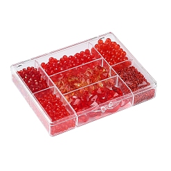 DIY Schmucksets der roten Serie&nbsp;DIY-YW0002-94B