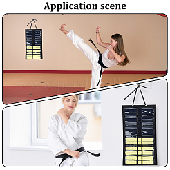 Sacs de présentation pour ceintures de taekwondo en feutre doux&nbsp;ODIS-WH20009-10A