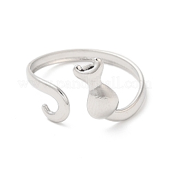 Anelli da dito con polsino in acciaio inossidabile 304 anti-ossidazione&nbsp;RJEW-L107-005P