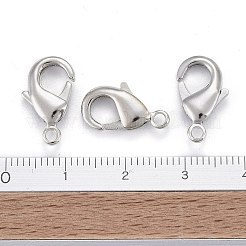 Laiton de platine fermoirs pince de homard&nbsp;X-KK-903-N-NF