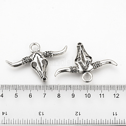 Tibetischer stil Aluminium Anhänger & Charms&nbsp;TIBEP-Q078-10AS-NR