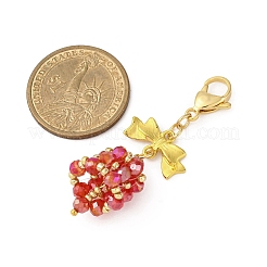 Decorazioni pendenti in vetro&nbsp;HJEW-MZ00311-01