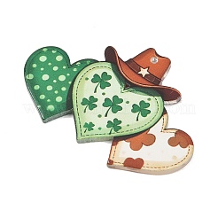 Undurchsichtig bedruckte Acrylanhänger zum St. Patrick's Day&nbsp;OACR-A045-05C