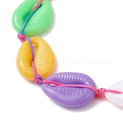 Bracciali con perline di conchiglia tinte per donna&nbsp;BJEW-JB11512