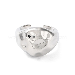 Offene Ringe aus Messing mit Rackbeschichtung&nbsp;RJEW-D020-02P
