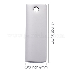 Pendentifs en acier inoxydable 304 résistant au ternissement&nbsp;STAS-I140-22B