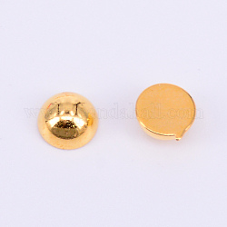 Perle di perle imitazione plastica abs, mezzo tondo, oro, 3: 6x3 mm, circa 100 pezzi / borsa